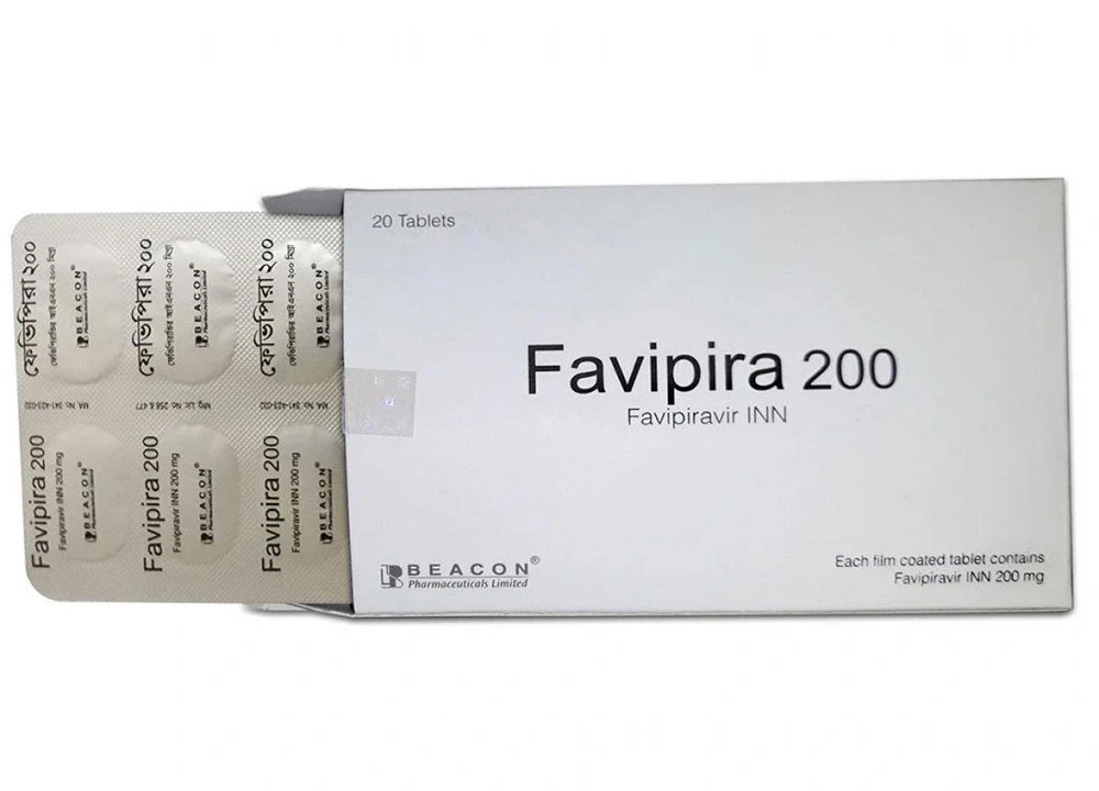 Pack Image: Favipira 200 mg Tablet (2 x 10)