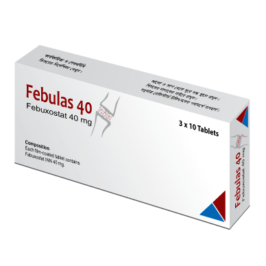 Pack Image: Febulas 40 mg Tablet (3 x 10)