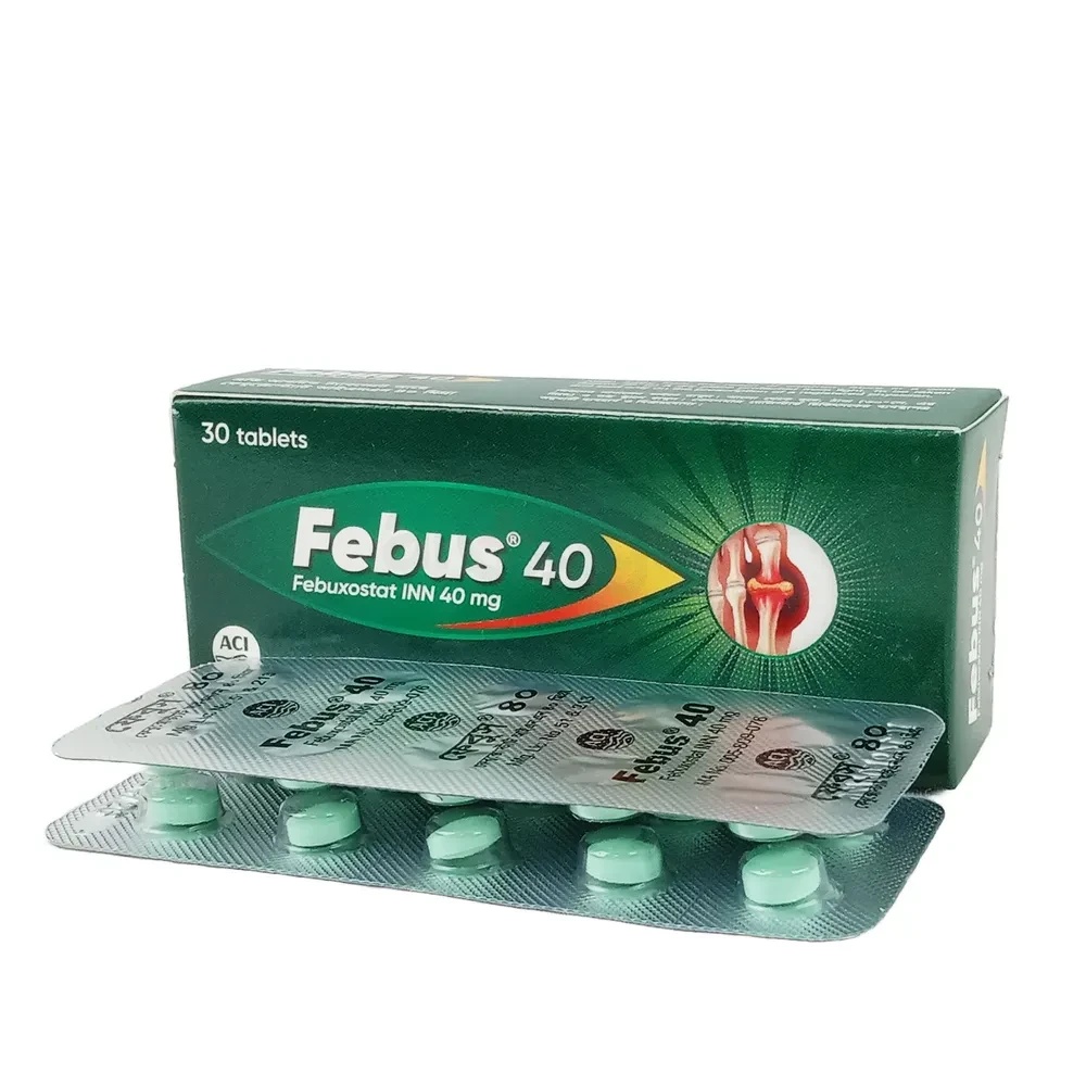 Pack Image: Febus 40 mg Tablet (3 x 10)