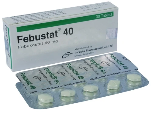 Pack Image: Febustat 40 mg Tablet (3 x 10)