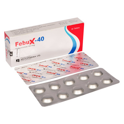 Pack Image: Febux 40 mg Tablet (3 x 10)