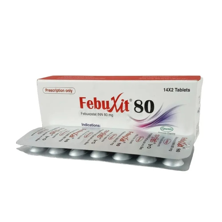 Pack Image: Febuxit 80 mg Tablet (2 x 14)
