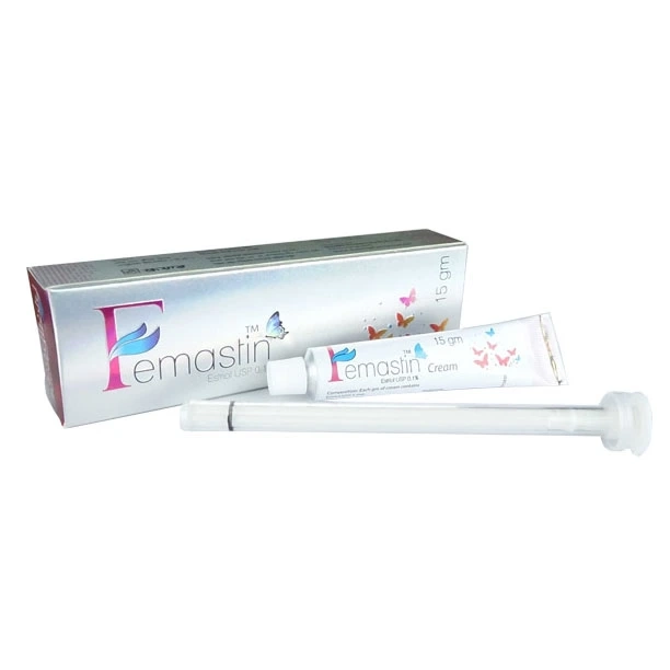 Pack Image: Femastin 0.1% Vaginal Cream (15 mg tube)