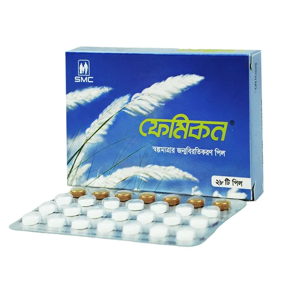 Pack Image: Femicon 0.3 mg Tablet ((21 active+7 inert) tablet)