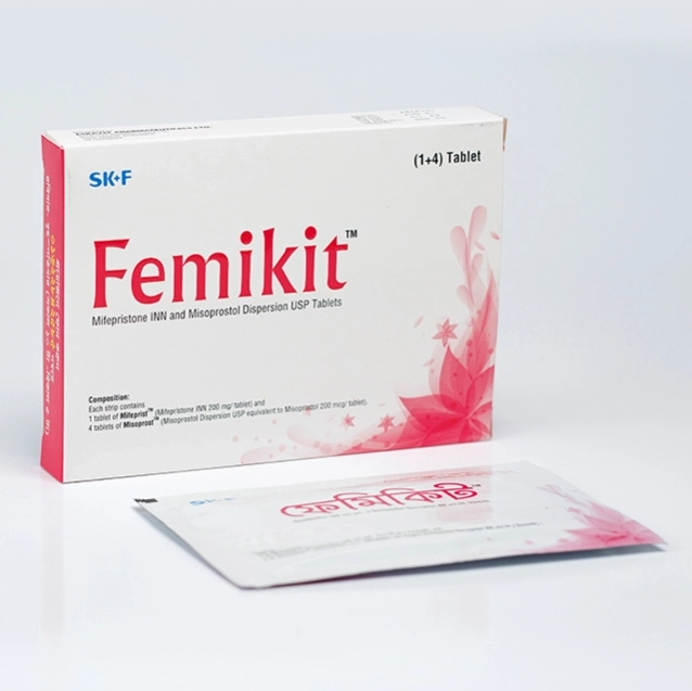 Pack Image: Femikit 200 mg Tablet ((1+4) tablet kit)