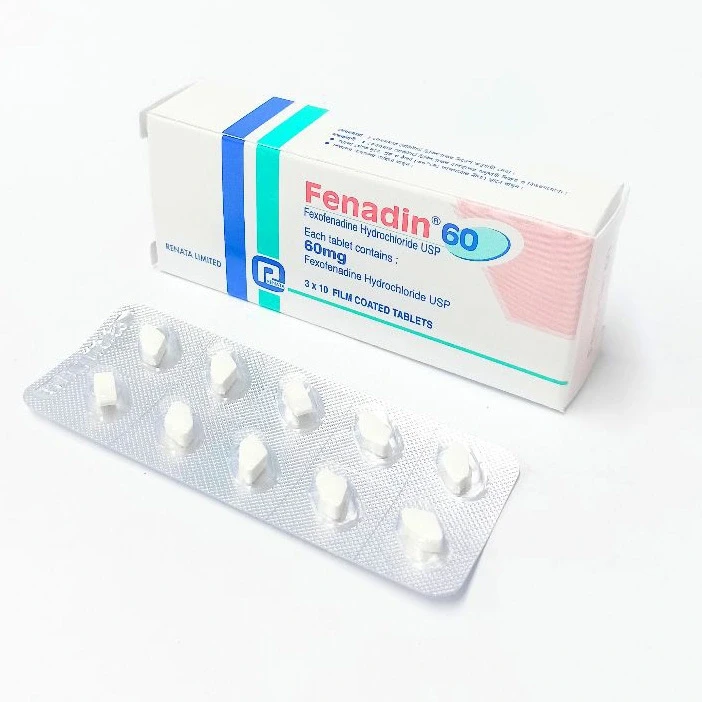 Pack Image: Fenadin 60 mg Tablet (3 x 10)