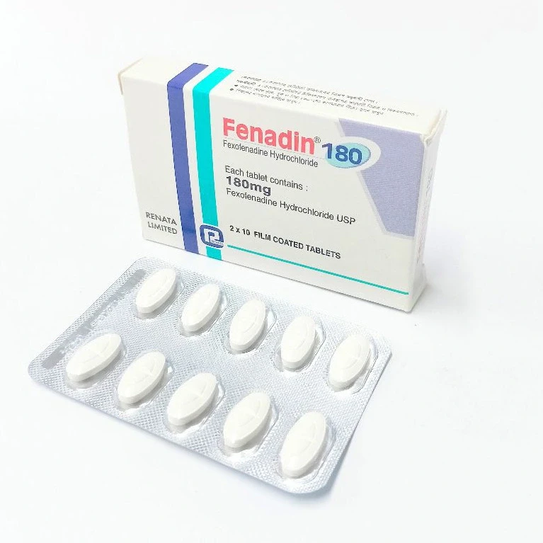 Pack Image: Fenadin 180 mg Tablet (2 x 10)