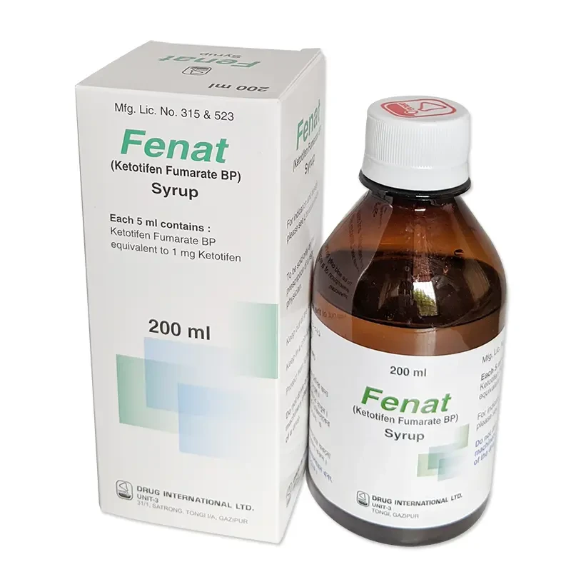 Pack Image: Fenat 1 mg Syrup (200 ml bottle)