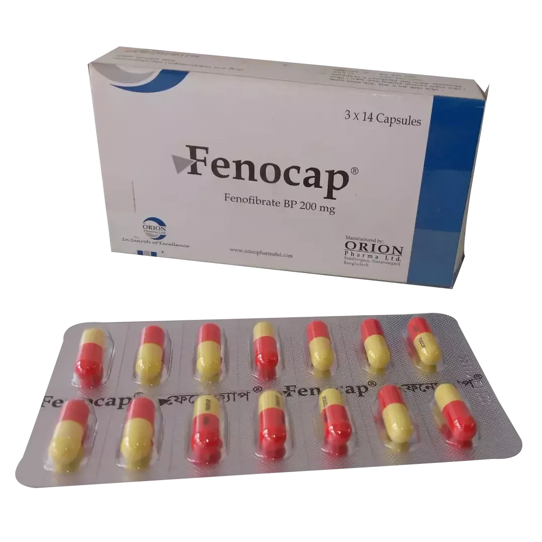 Pack Image: Fenocap 200 mg Capsule (3 x 14)