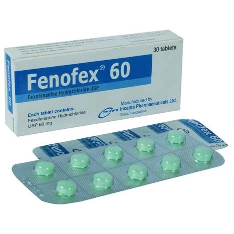 Pack Image: Fenofex 60 mg Tablet (3 x 10)
