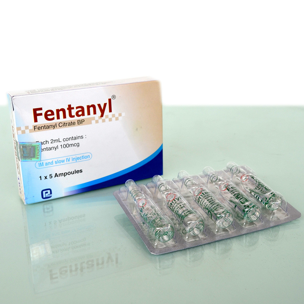 Pack Image: Fentanyl 100 mcg Injection (2 ml ampoule)