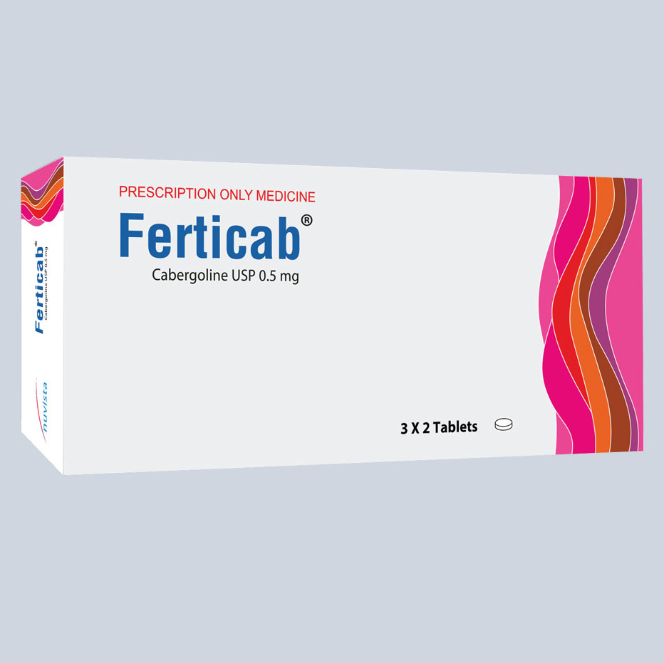 Pack Image: Ferticab 0.5 mg Tablet (3 x 2)