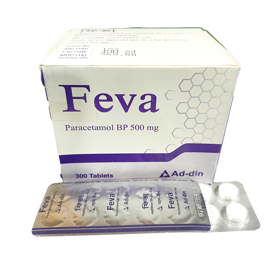 Pack Image: Feva 500 mg Tablet (30 x 10)