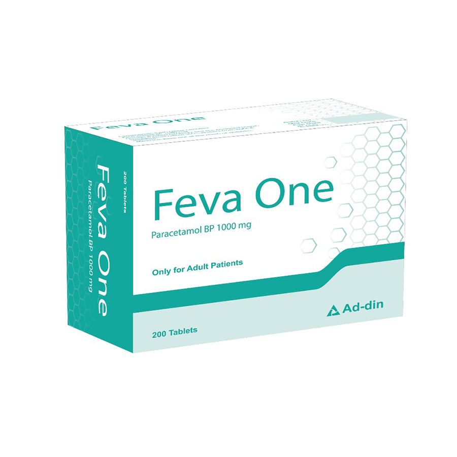 Pack Image: Feva One 1000 mg Tablet (20 x 10)