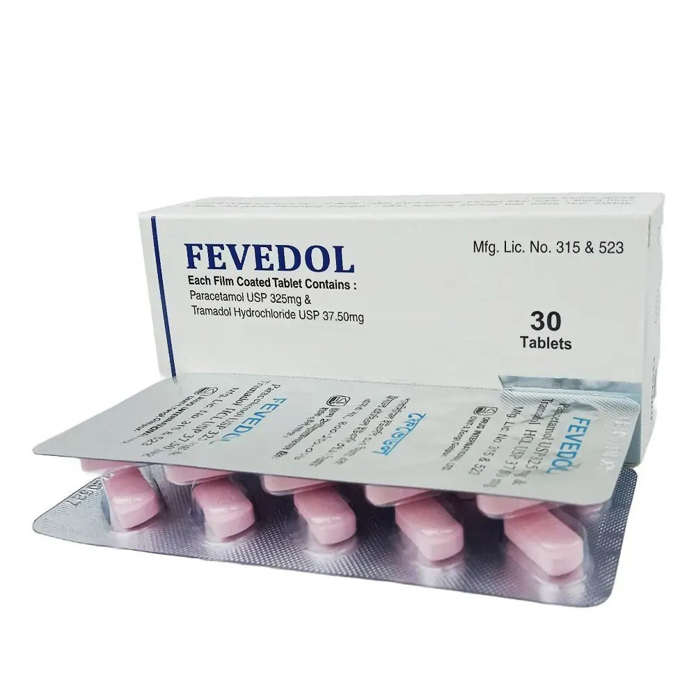 Pack Image: Fevedol 325 mg Tablet (3 x 10)