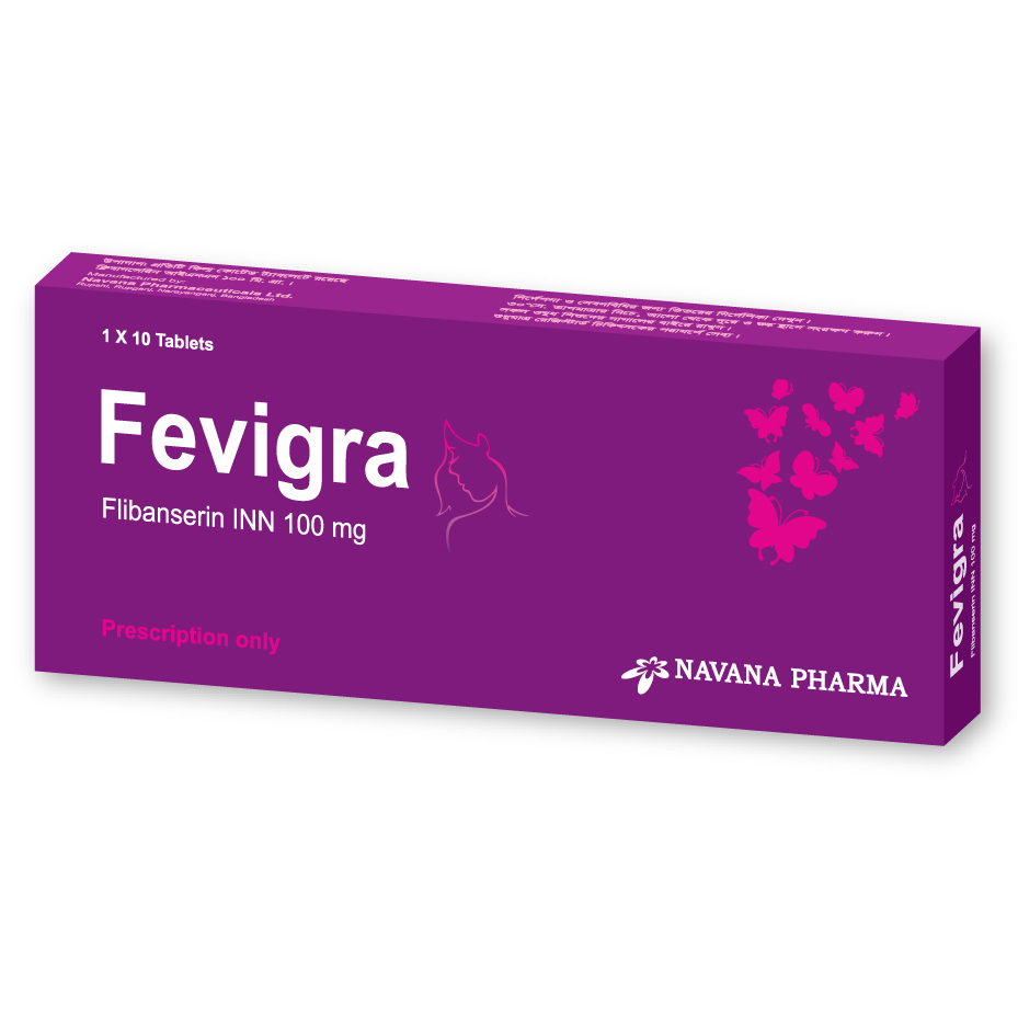 Pack Image: Fevigra 100 mg Tablet (1 x 10)