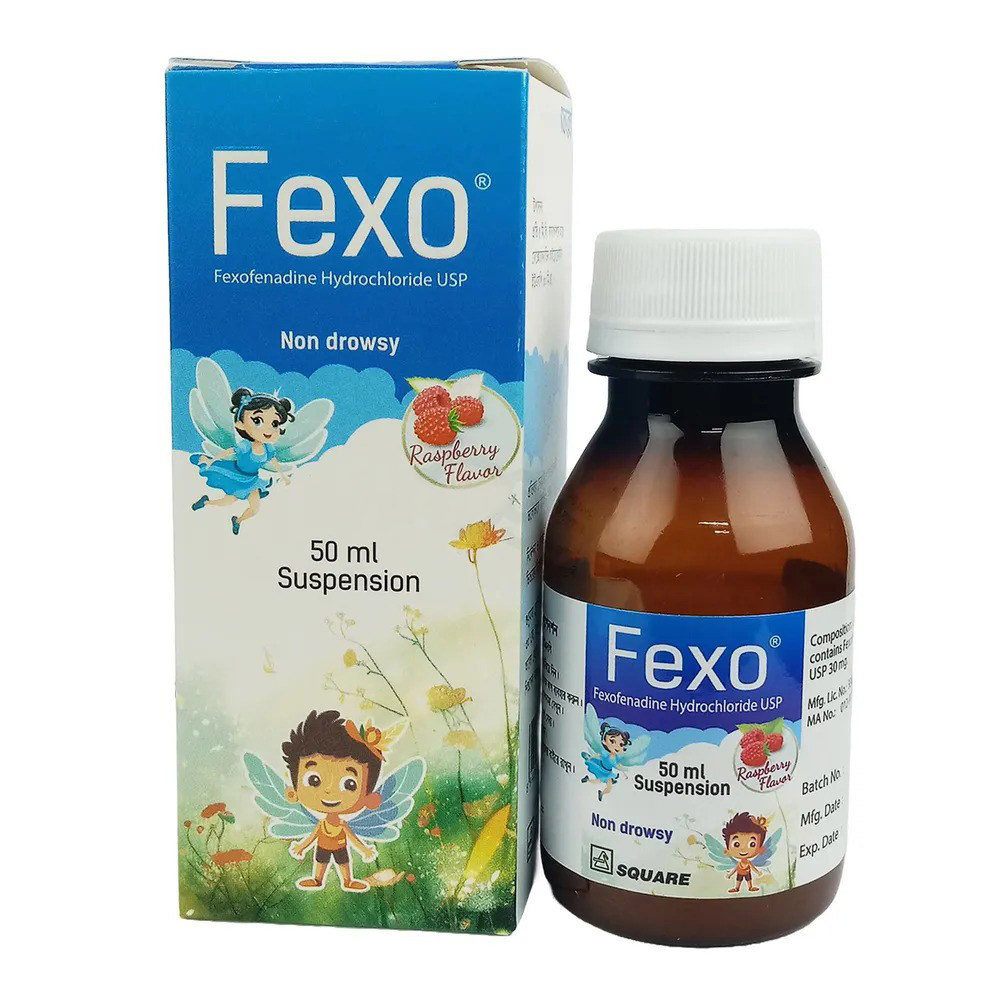 Pack Image: Fexo 30 mg Suspension (50 ml bottle)