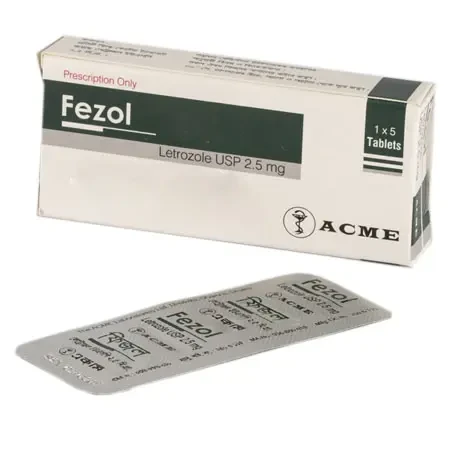 Pack Image: Fezol 2.5 mg Tablet (2 x 5)