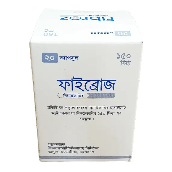 Pack Image: Fibroz 150 mg Capsule (2 x 10)