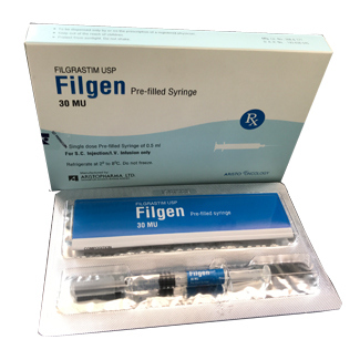 Pack Image: Filgen 300 mcg Injection (0.5 ml pre-filled syringe)