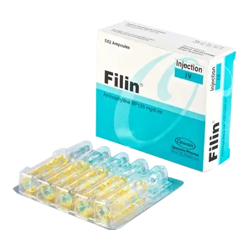 Pack Image: Filin 125 mg Injection (5 ml ampoule)