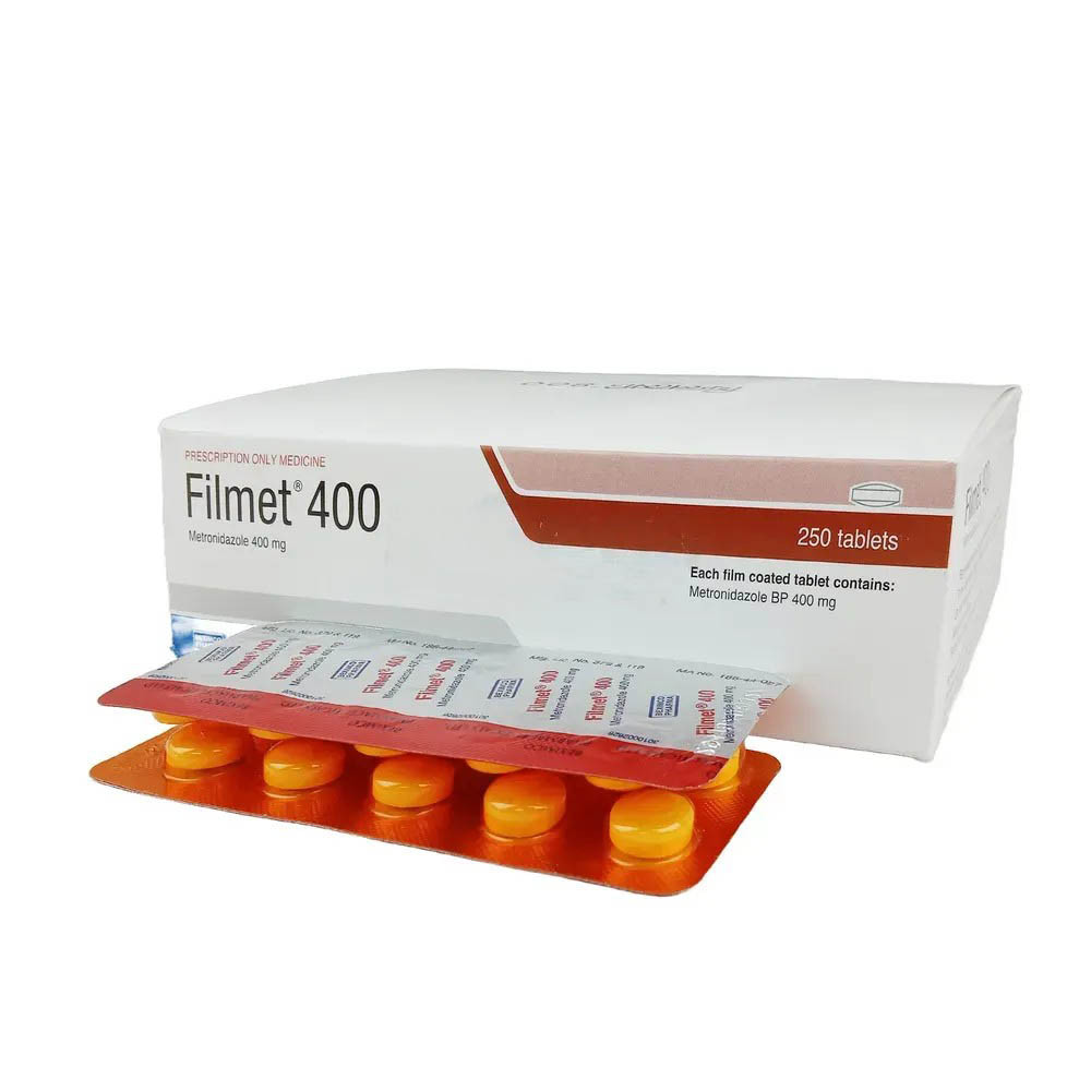 Pack Image: Filmet 400 mg Tablet (25 x 10)