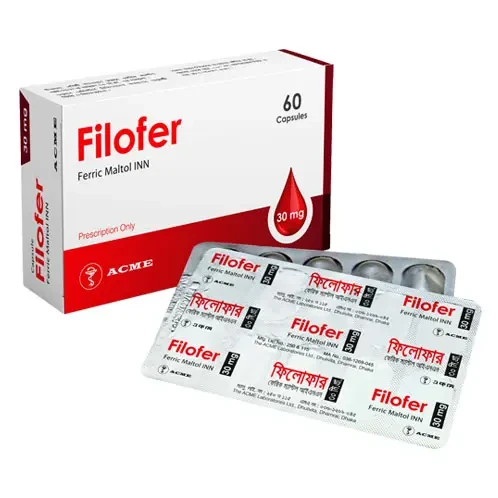 Pack Image: Filofer 30 mg Capsule (6 x 10)