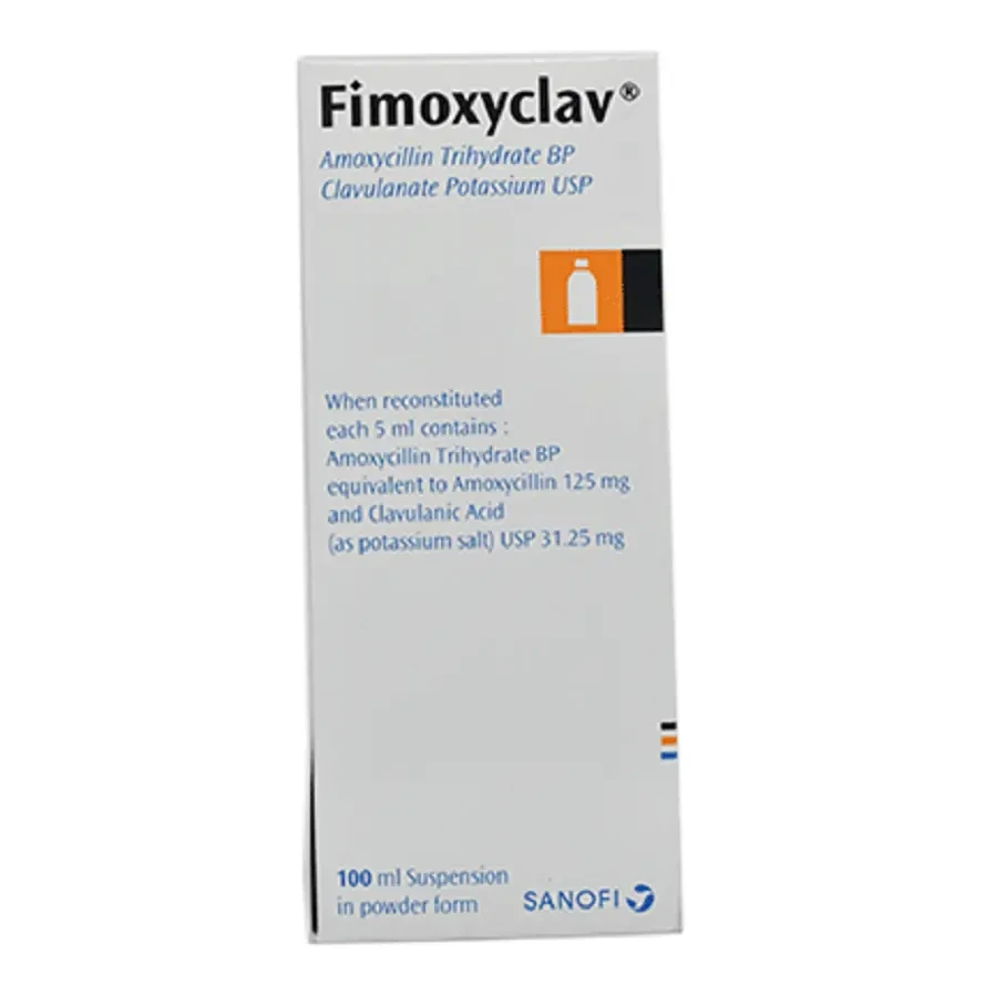 Pack Image: Fimoxyclav (125 mg Suspension (100 ml bottle)