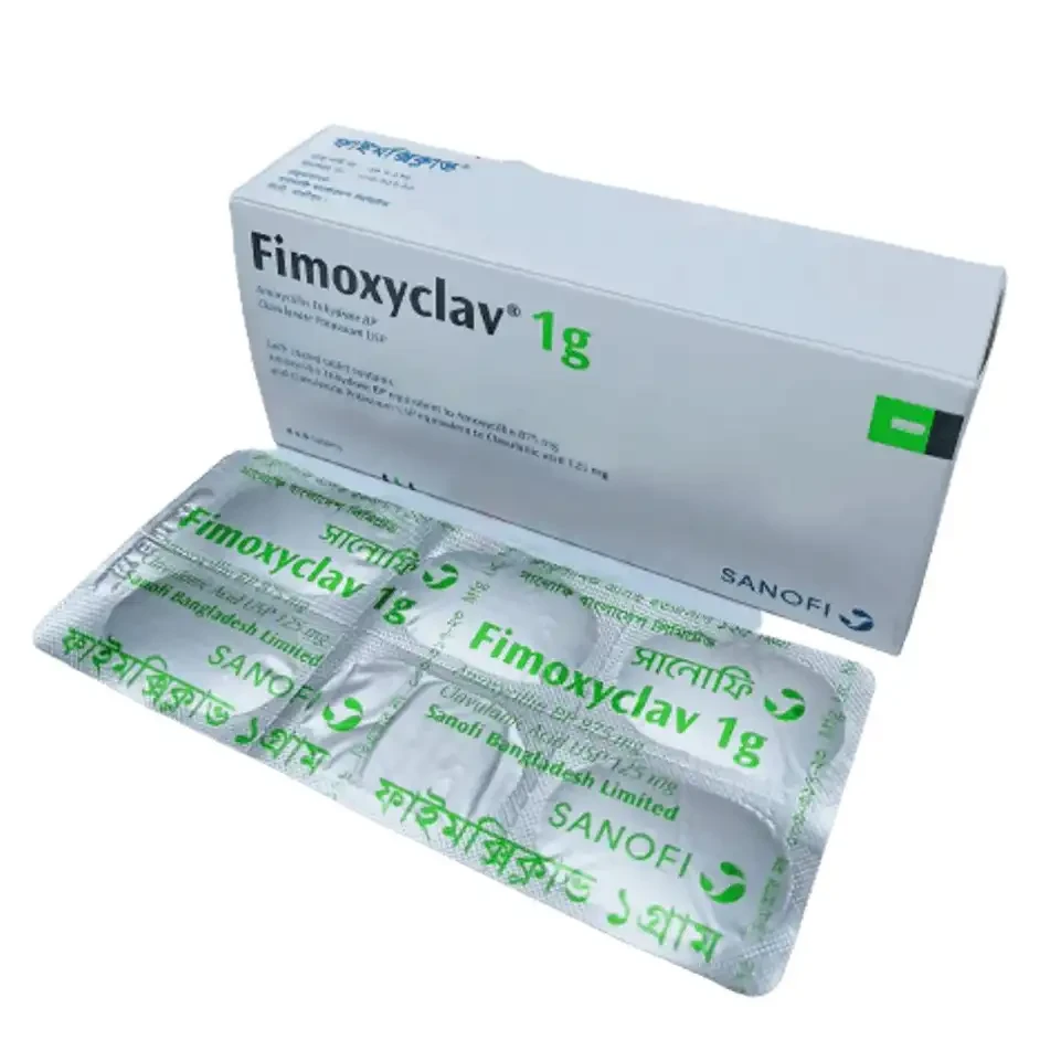 Pack Image: Fimoxyclav 875 mg Tablet (4 x 6)