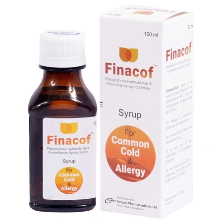 Pack Image: Finacof (5 mg Syrup (100 ml bottle)
