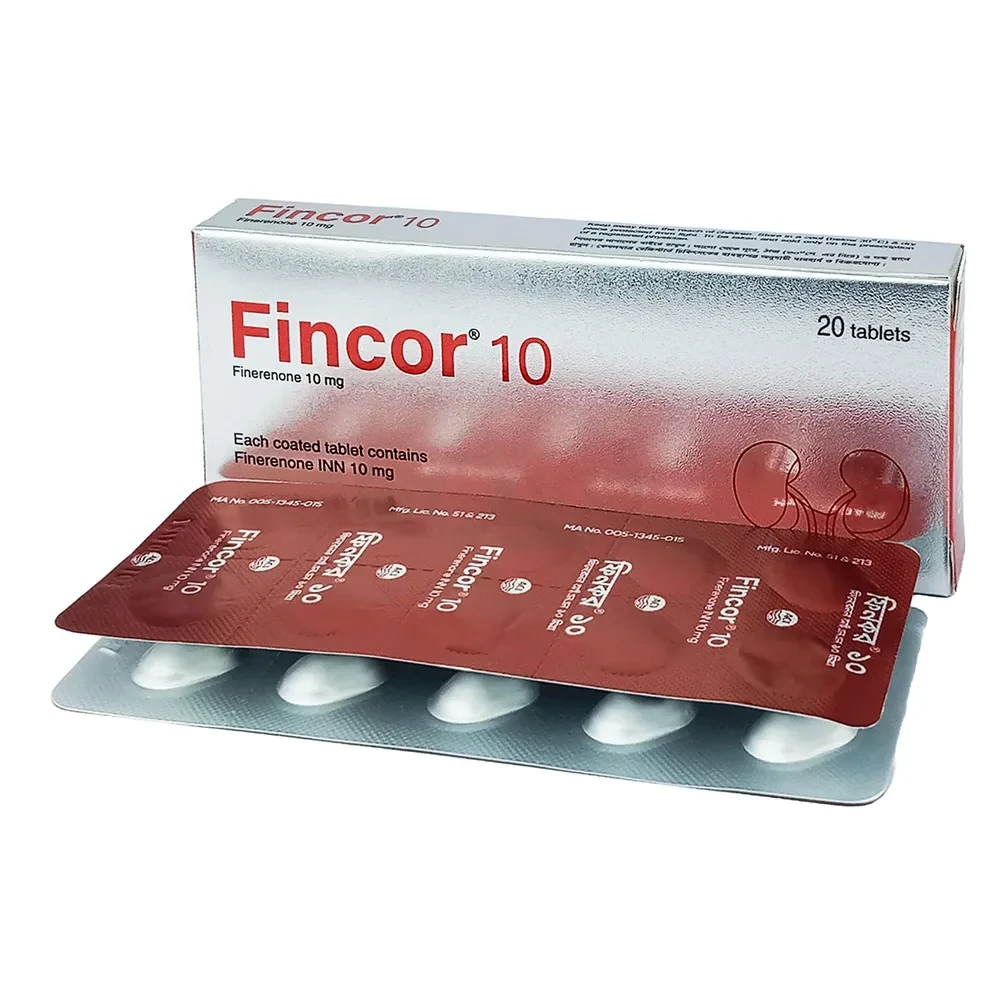 Pack Image: Fincor 10 mg Tablet (2 x 10)