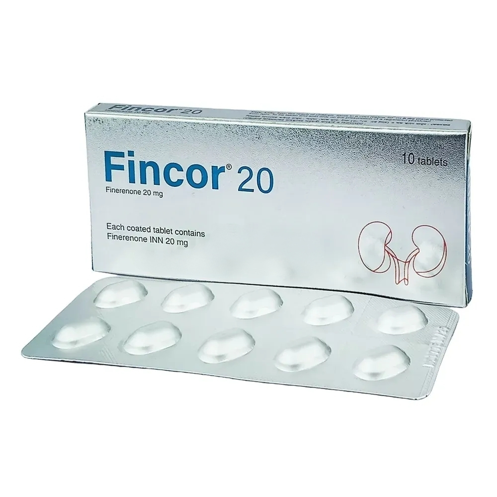 Pack Image: Fincor 20 mg Tablet (1 x 10)