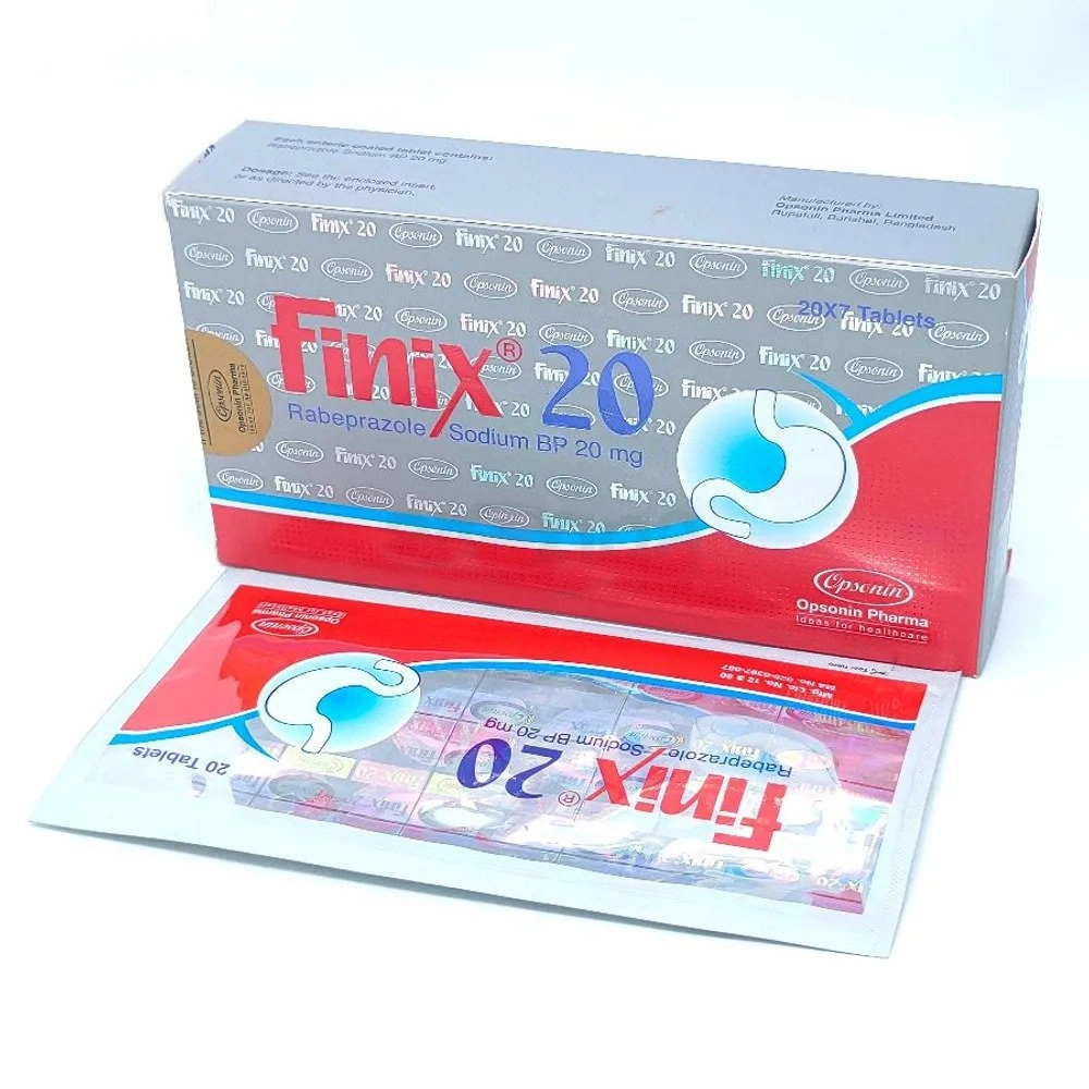 Pack Image: Finix 20 mg Tablet (7 x 20)