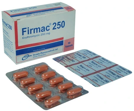 Pack Image: Firmac 250 mg Tablet (5 x 10)