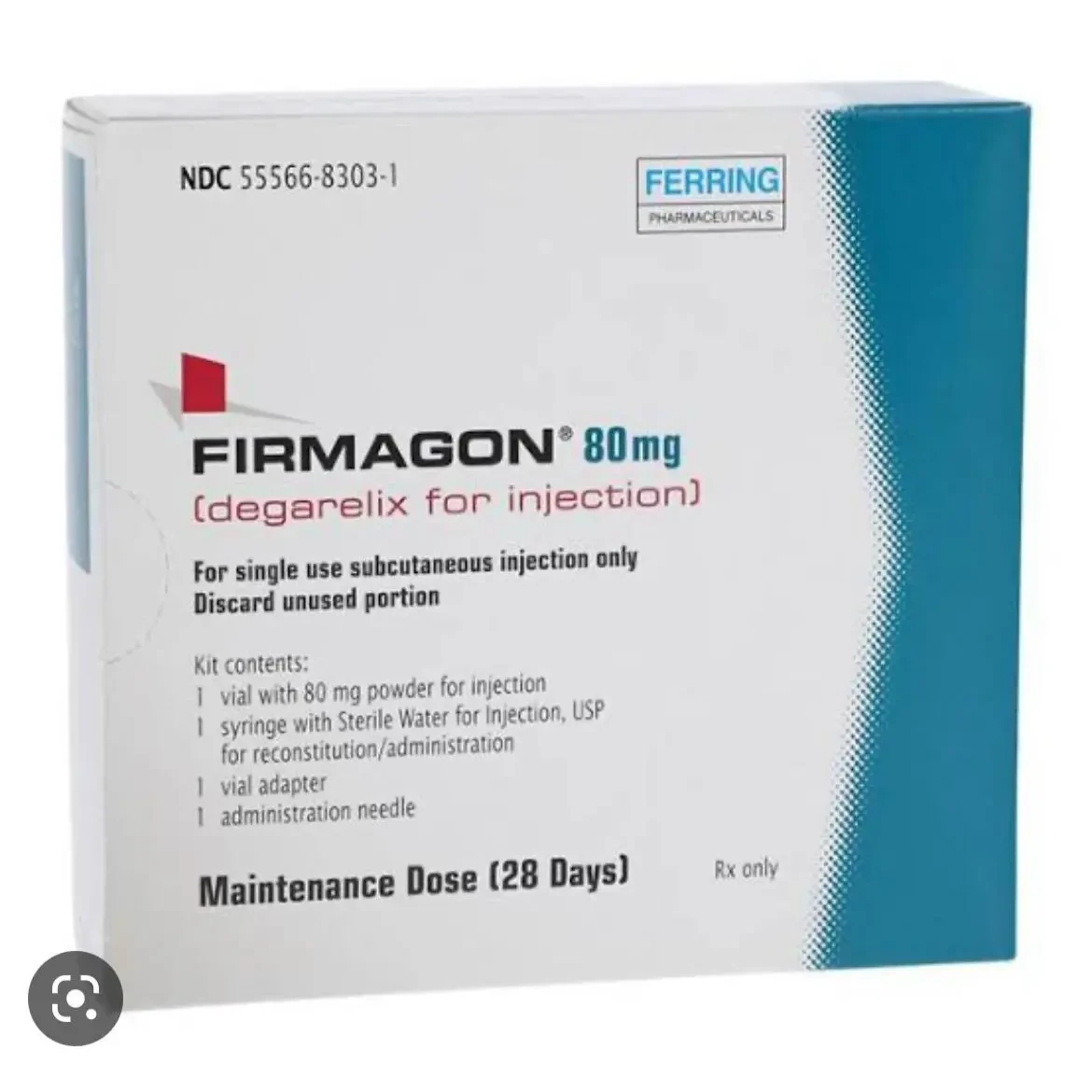 Pack Image: Firmagon 80 mg Injection (80 mg vial)