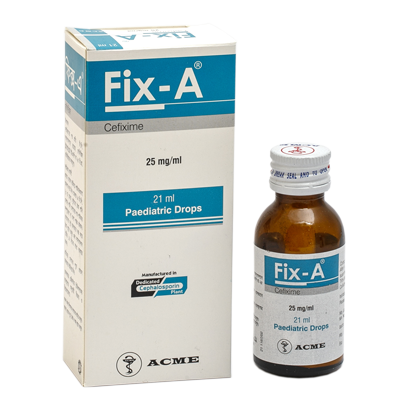 Pack Image: Fix-A 25 mg Pediatric Drop (21 ml bottle)