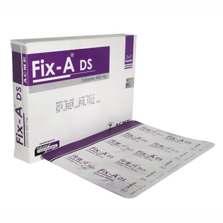 Pack Image: Fix-A DS 400 mg Capsule (2 x 7)