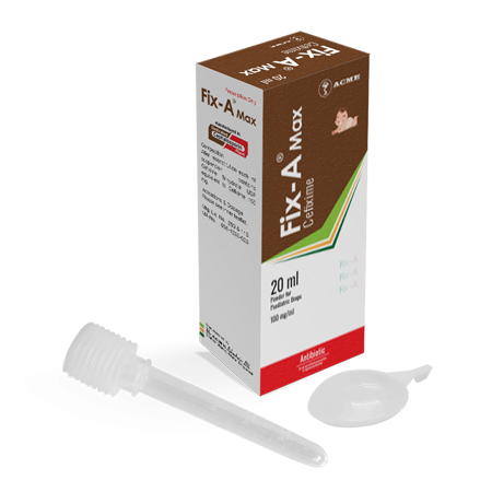 Pack Image: Fix-A Max 100 mg Pediatric Drop (20 ml bottle)