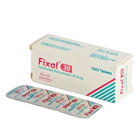 Pack Image: Fixal 30 mg Tablet (5 x 10)