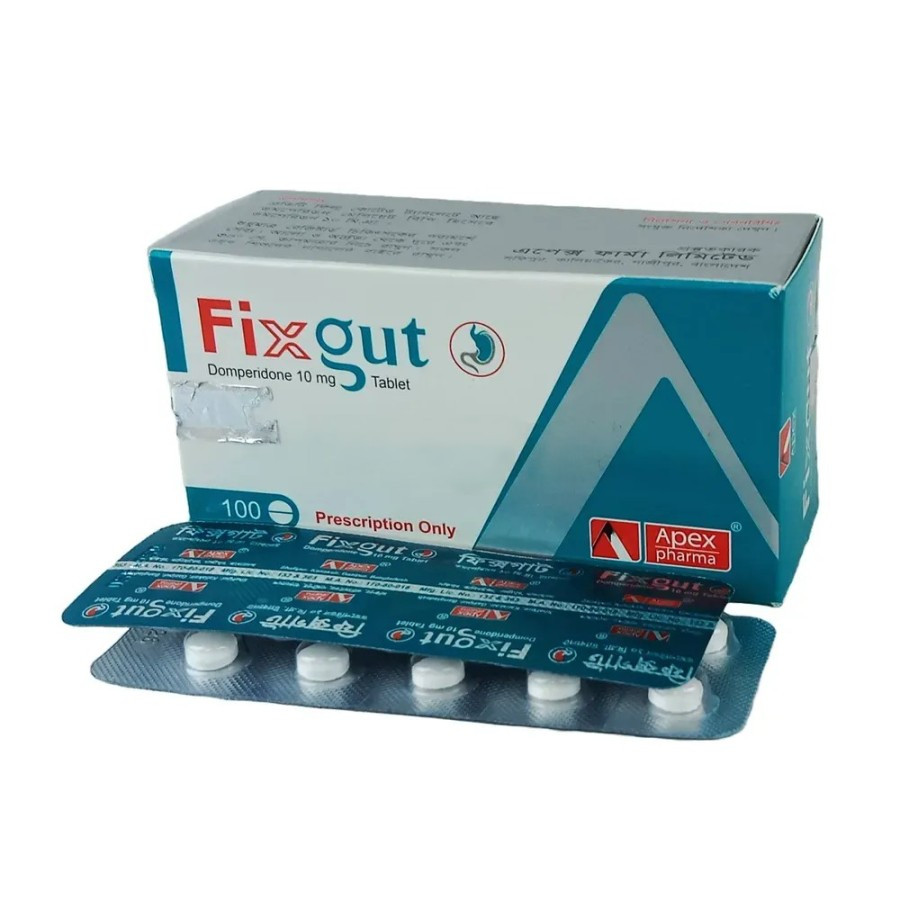 Pack Image: Fixgut 10 mg Tablet (10 x 10)