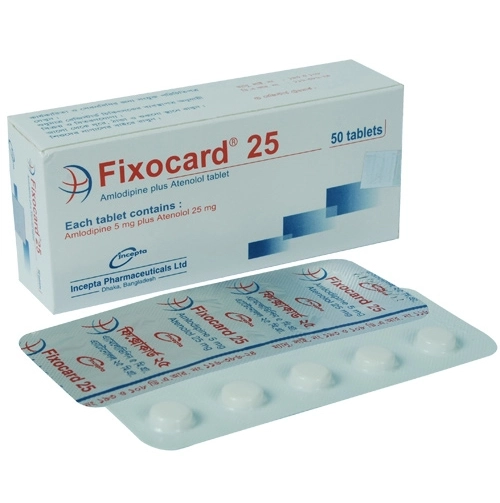 Pack Image: Fixocard 5 mg Tablet (5 x 10)
