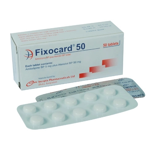 Pack Image: Fixocard 5 mg Tablet (5 x 10)