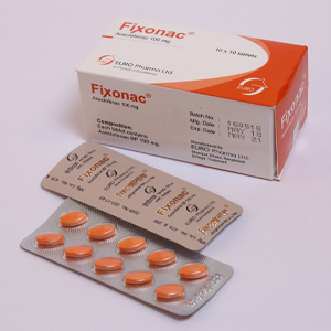 Pack Image: Fixonac 100 mg Tablet (10 x 10)