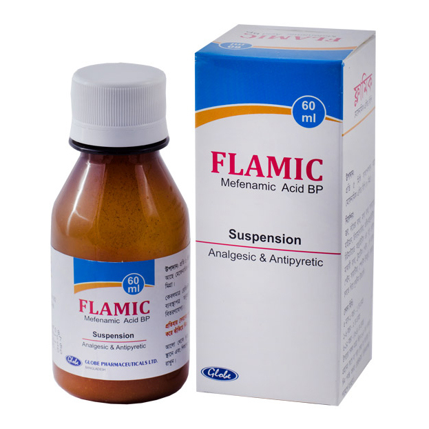 Pack Image: Flamic 50 mg Suspension (60 ml bottle)