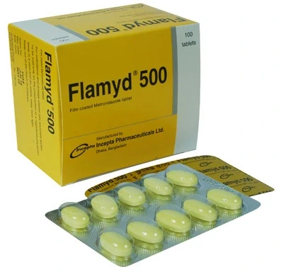 Pack Image: Flamyd 500 mg Tablet (10 x 10)