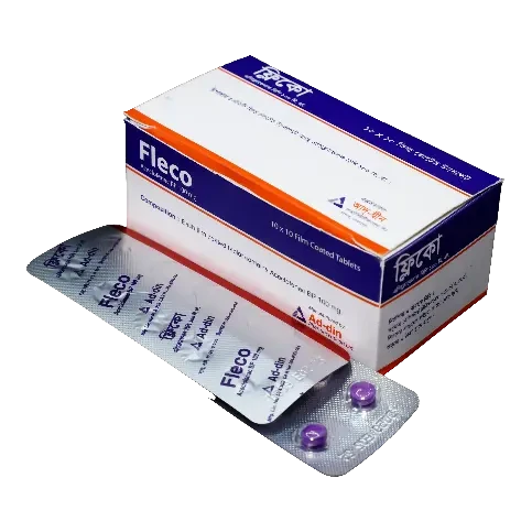 Pack Image: Fleco 100 mg Tablet (10 x 10)