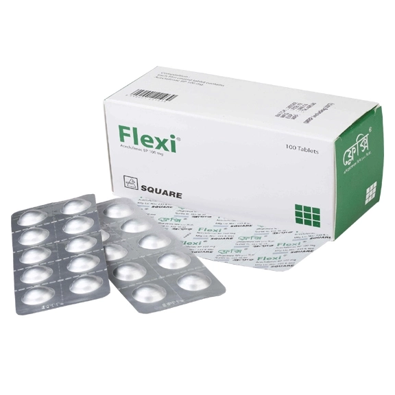 Pack Image: Flexi 100 mg Tablet (10 x 10)