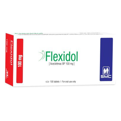 Pack Image: Flexidol 100 mg Tablet (10 x 10)