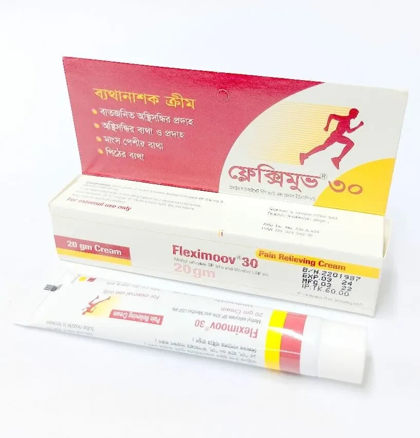 Pack Image: Fleximoov 30% 8% Cream (20 gm tube)