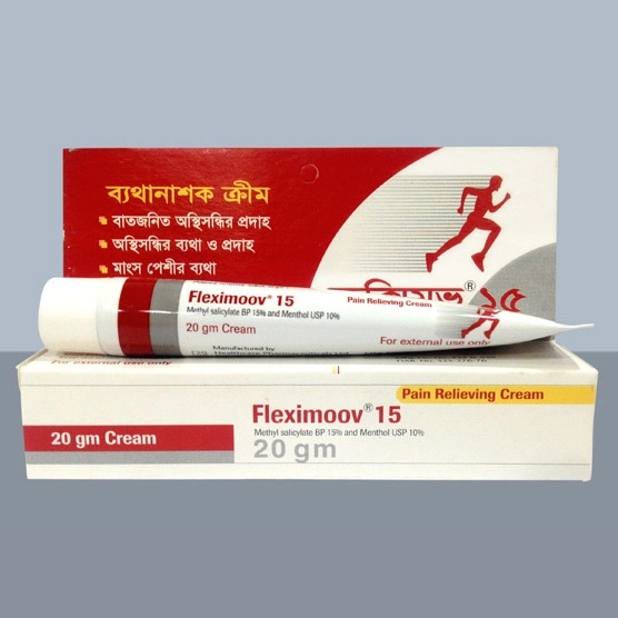 Pack Image: Fleximoov 15% 10% Cream (20 gm tube)